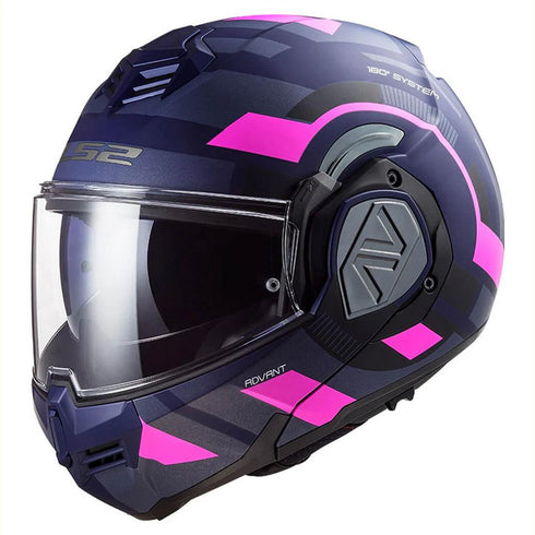 CASCO ABATIBLE LS2 ADVANT VELUM L AZL RO
